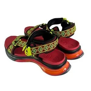 Gucci | Shoes | Gucci 746299 Multicolor Run Sandal G  display picture 3